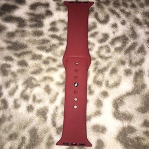 Maroon Apple Watch band